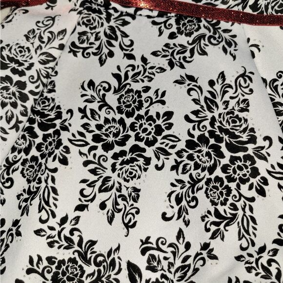 BEAUTIFUL HOLIDAY Knit Works Printed Skater Dress size 5 - Picture 3 of 5